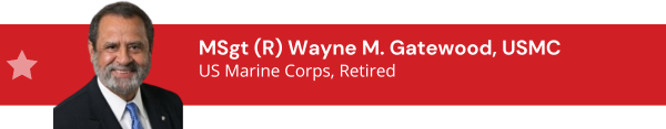 MSgt (R) Wayne M. Gatewood, USMC